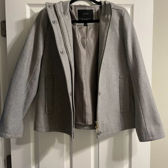 JCrew Melton Wool Coat - Picture 2 of 7